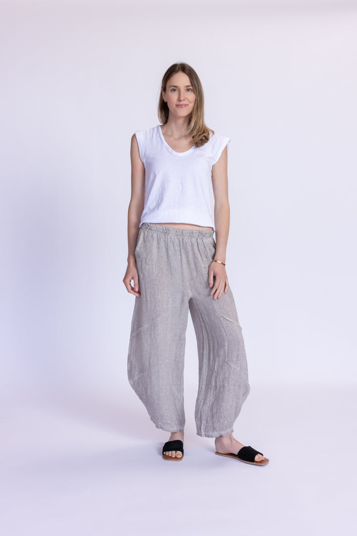 Barrel Linen Pants