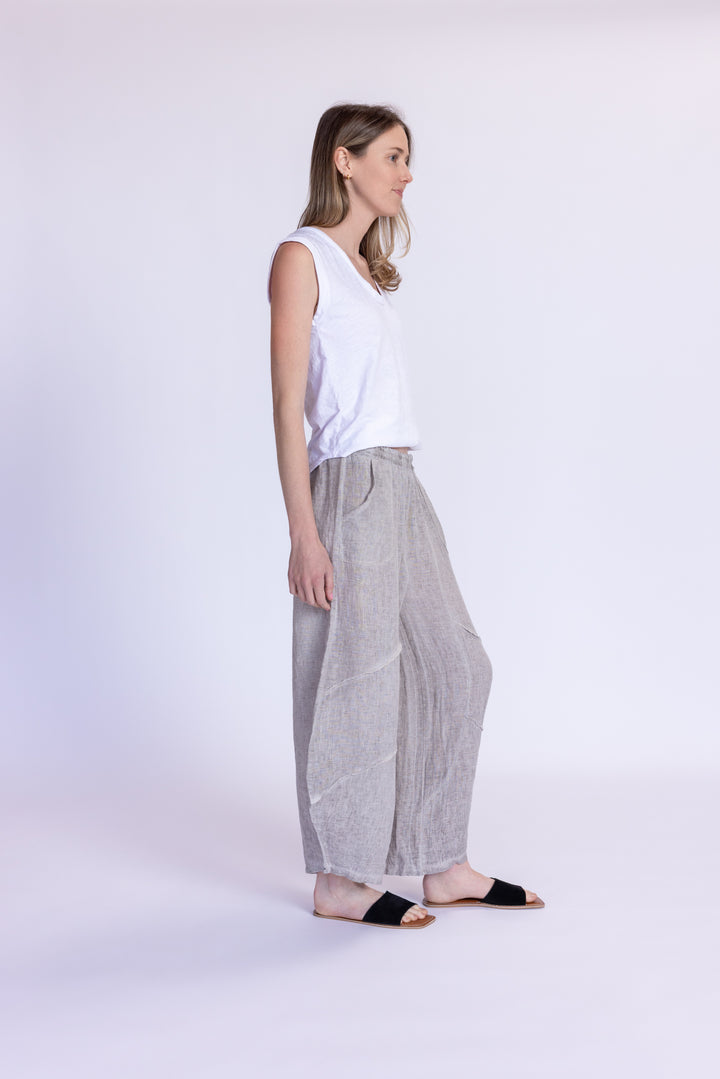 Barrel Linen Pants