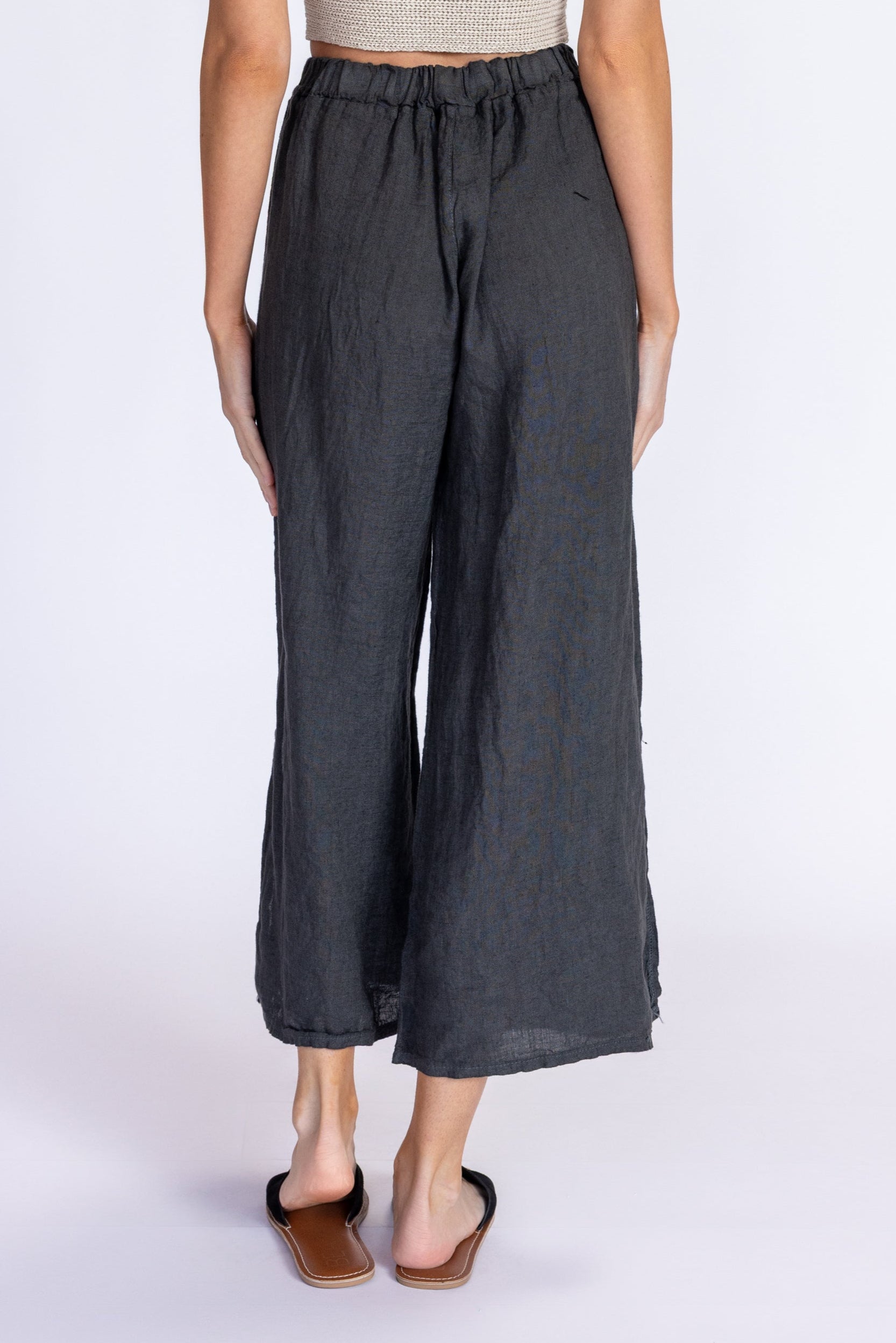 Wide Leg Linen Pants – Nati Boutique