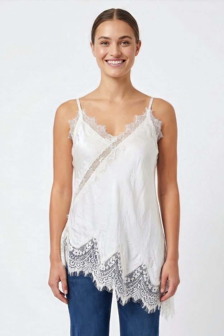 Crossover Lace Cami