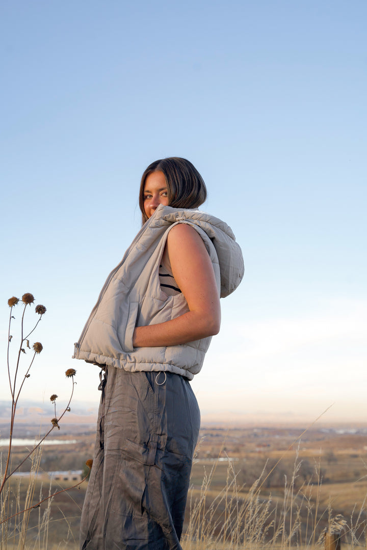 Fleece Puffer Vest