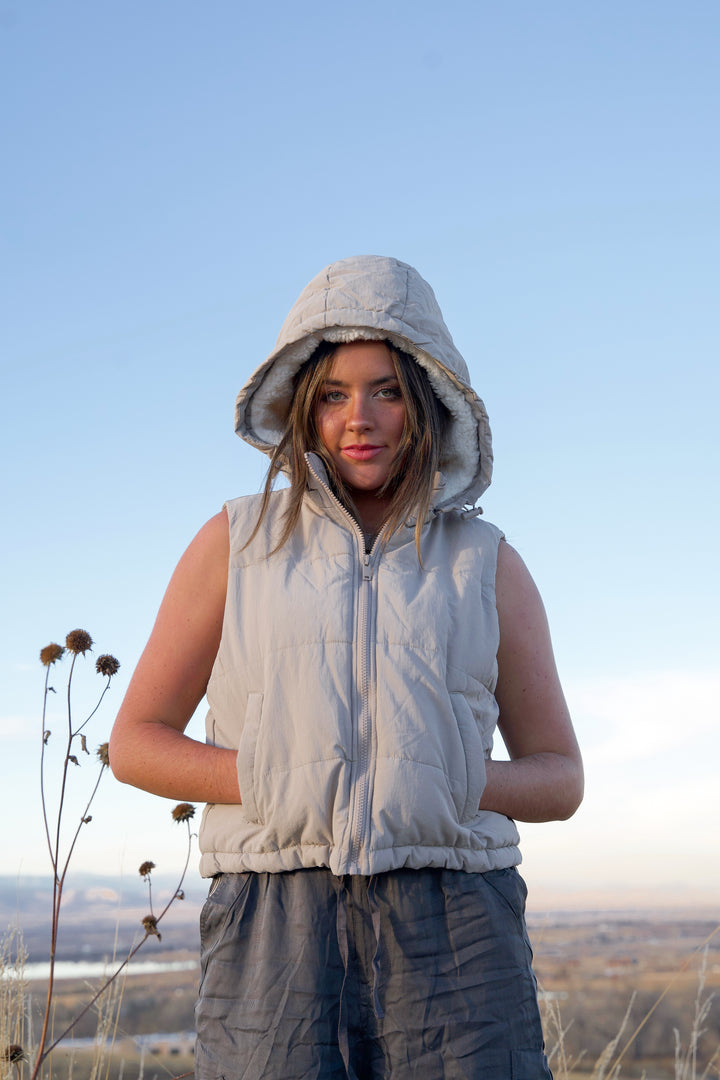 Fleece Puffer Vest