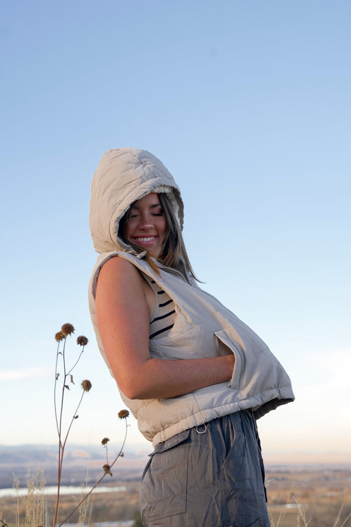 Fleece Puffer Vest