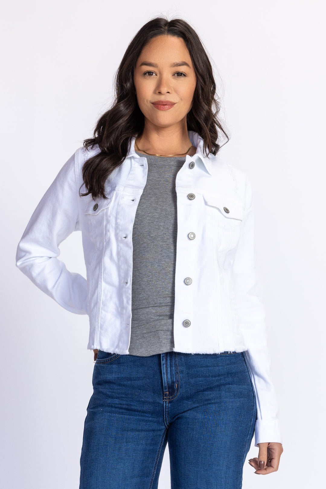 Distressed Jean Jacket