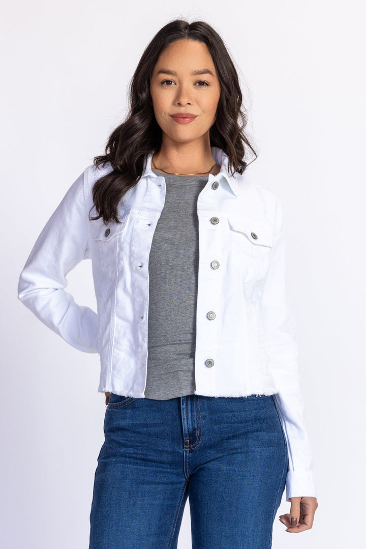 Distressed Jean Jacket