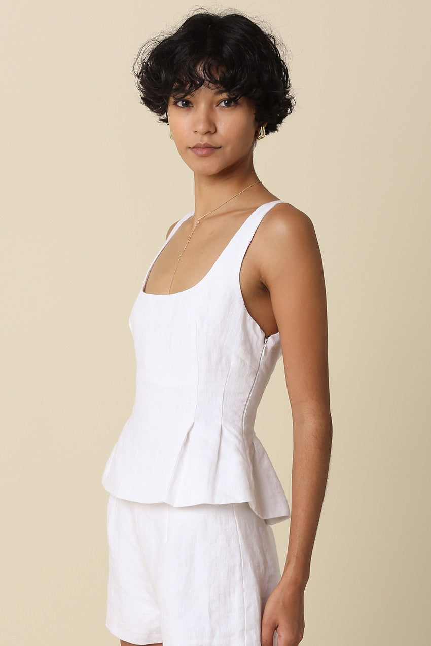 Dixie Linen Top