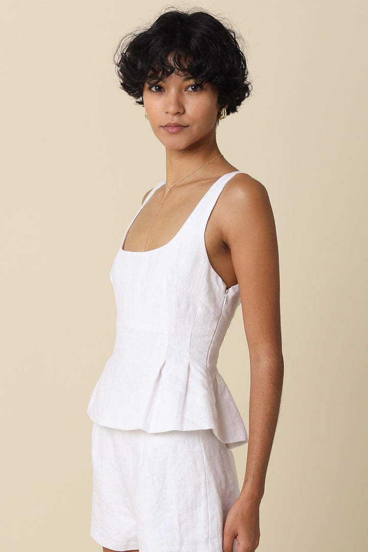 Dixie Linen Top