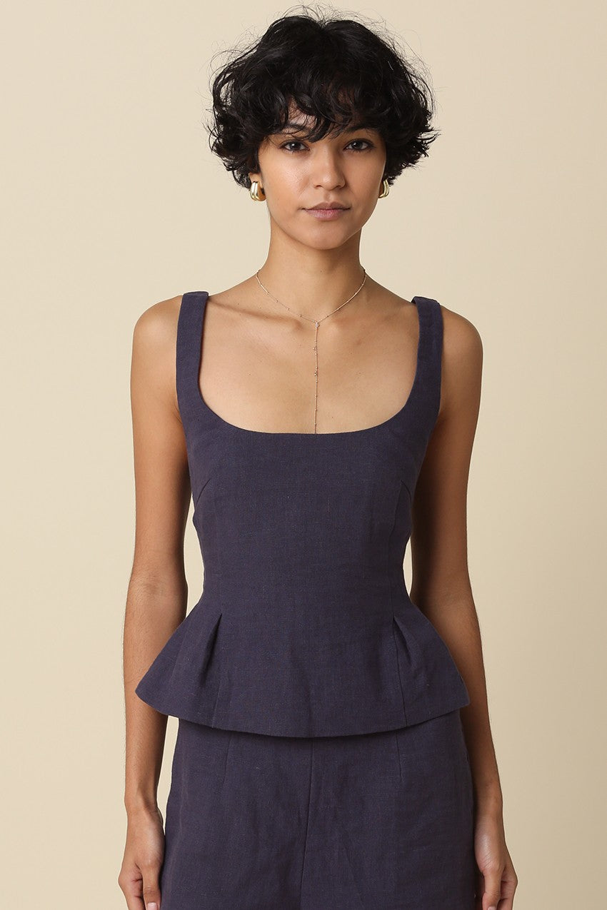 Dixie Linen Top