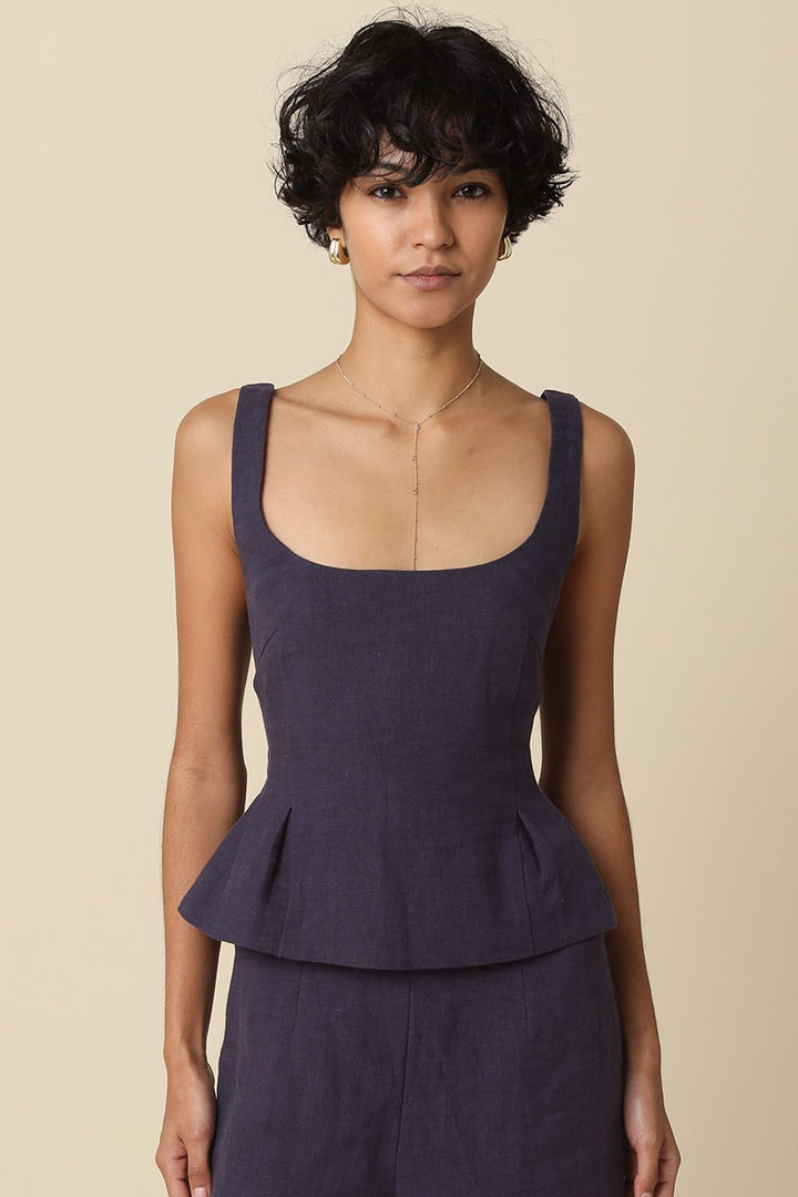 Dixie Linen Top