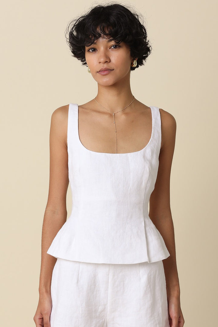 Dixie Linen Top
