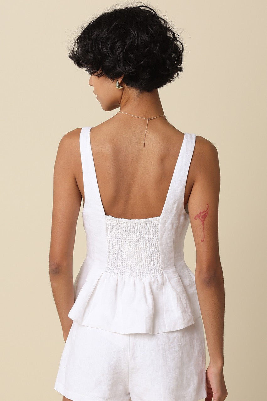 Dixie Linen Top