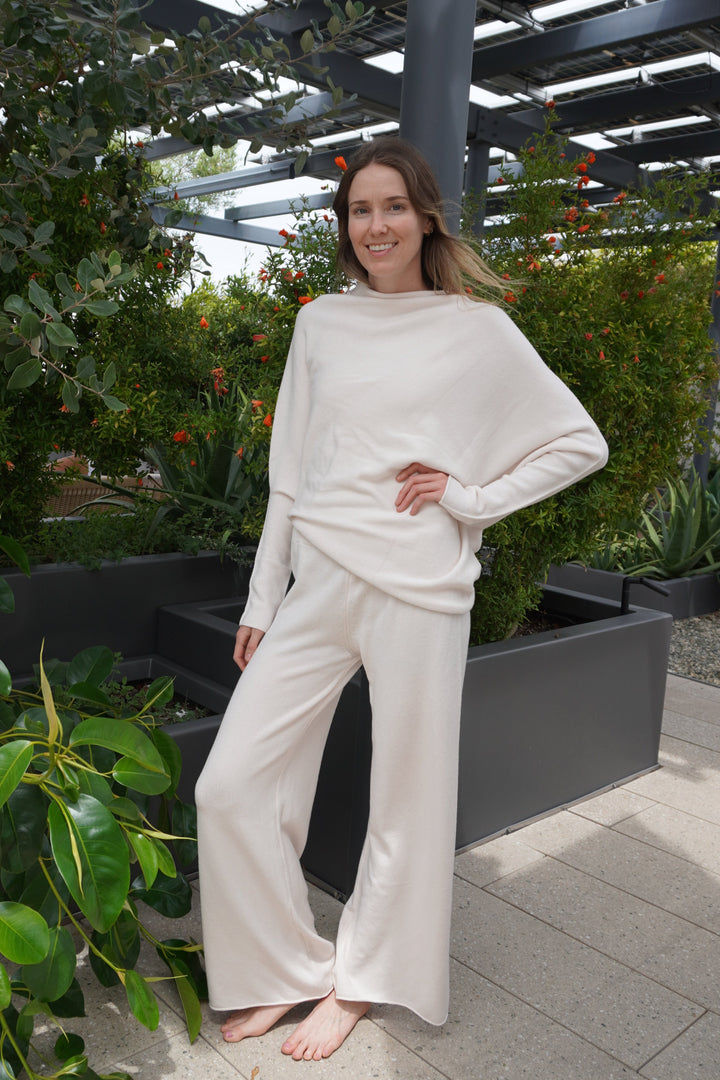 Cassie Asymmetrical Drape Sweater