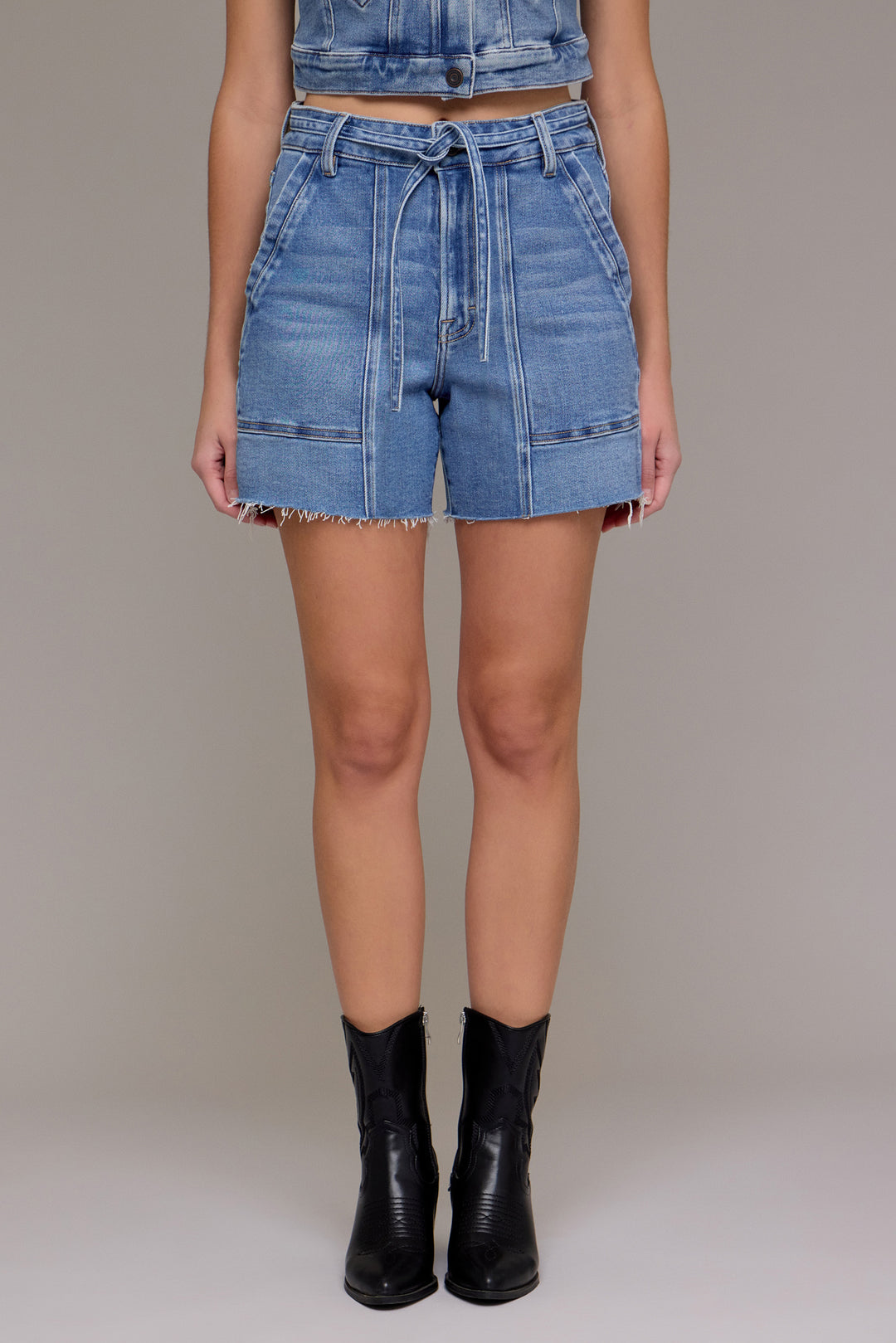 Carrie High Rise Tie Short