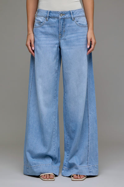 Hazel Low Rise Wide Leg Jean – Nati Boutique