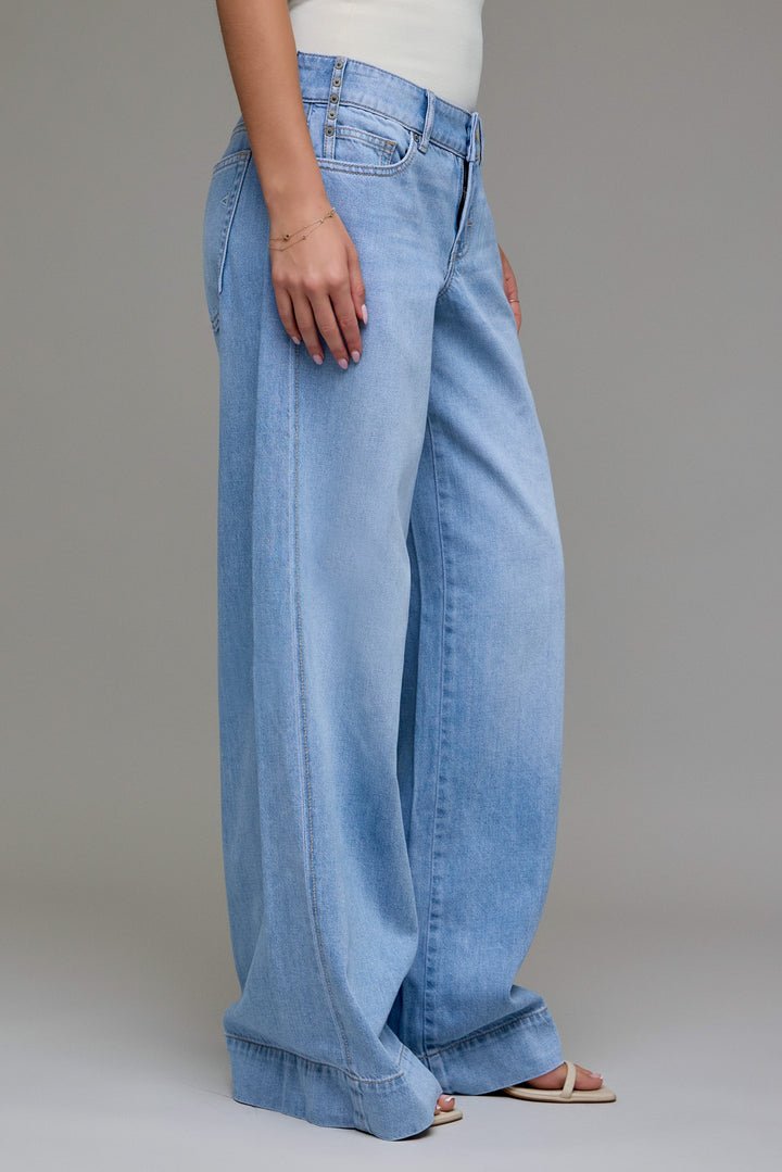 Hazel Low Rise Wide Leg Jean