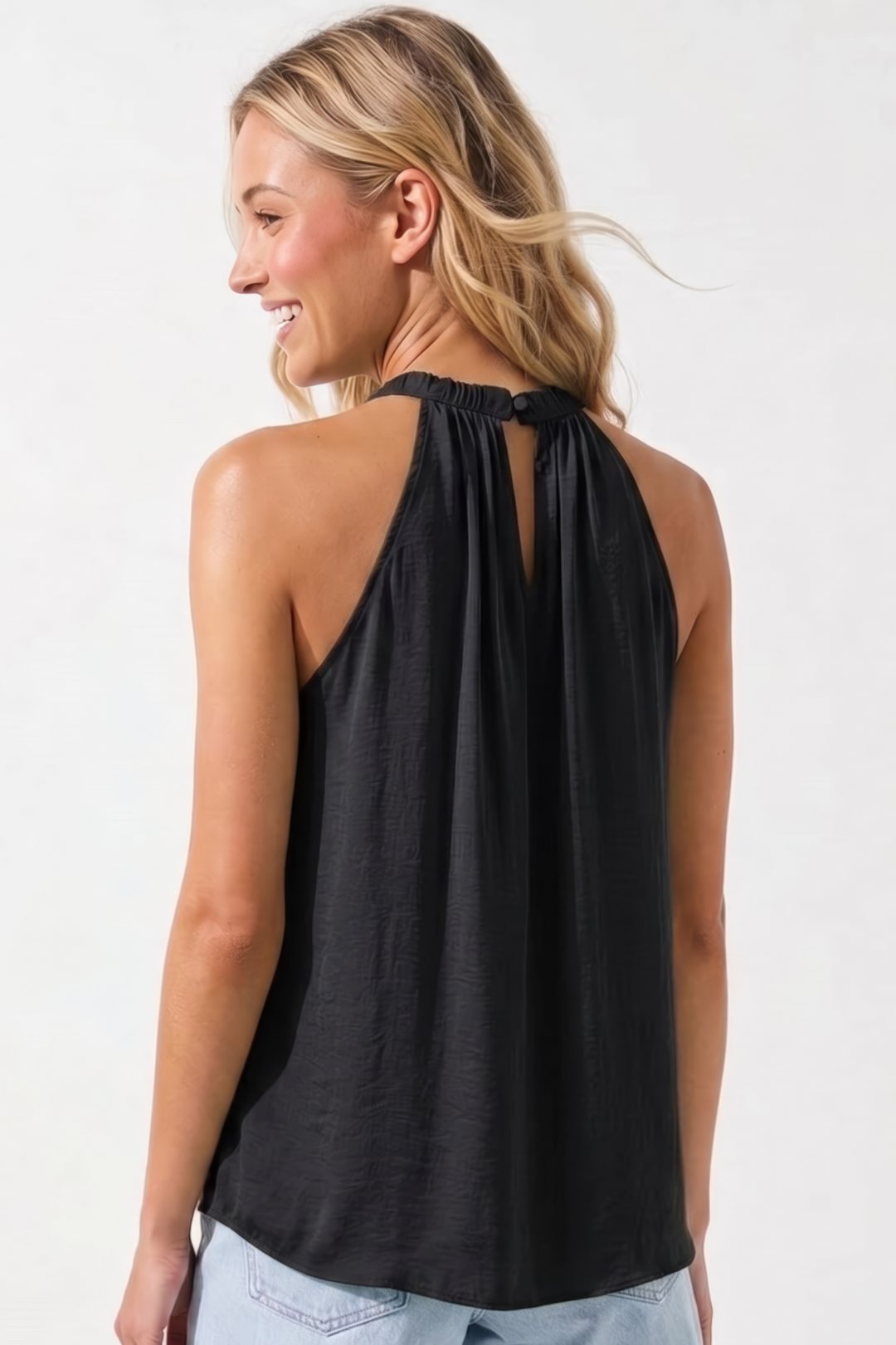 High Neck Halter Top