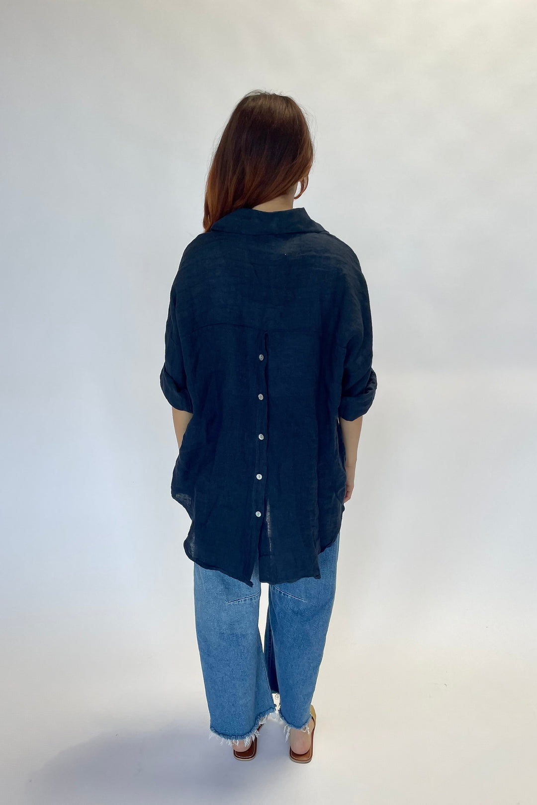 Easy Breezy Linen Button Down