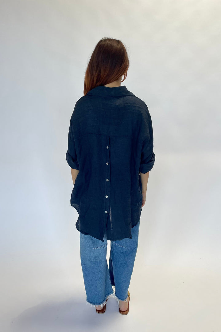 Easy Breezy Linen Button Down