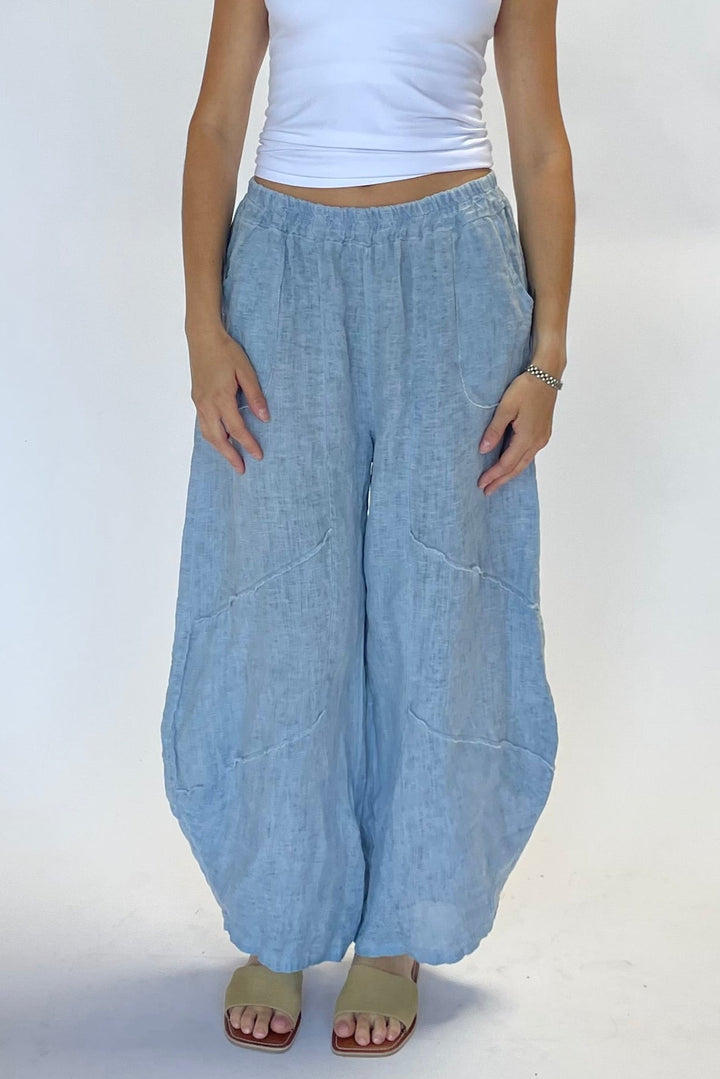 Barrel Linen Pants