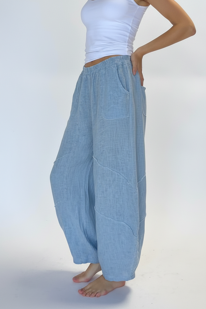 Barrel Linen Pants