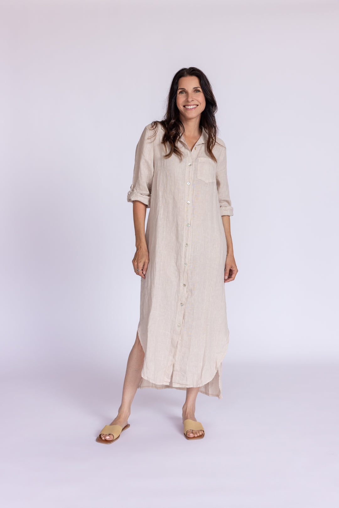 Island Time Linen Dress Nati Boutique Island Time Linen Dress Nati Boutique