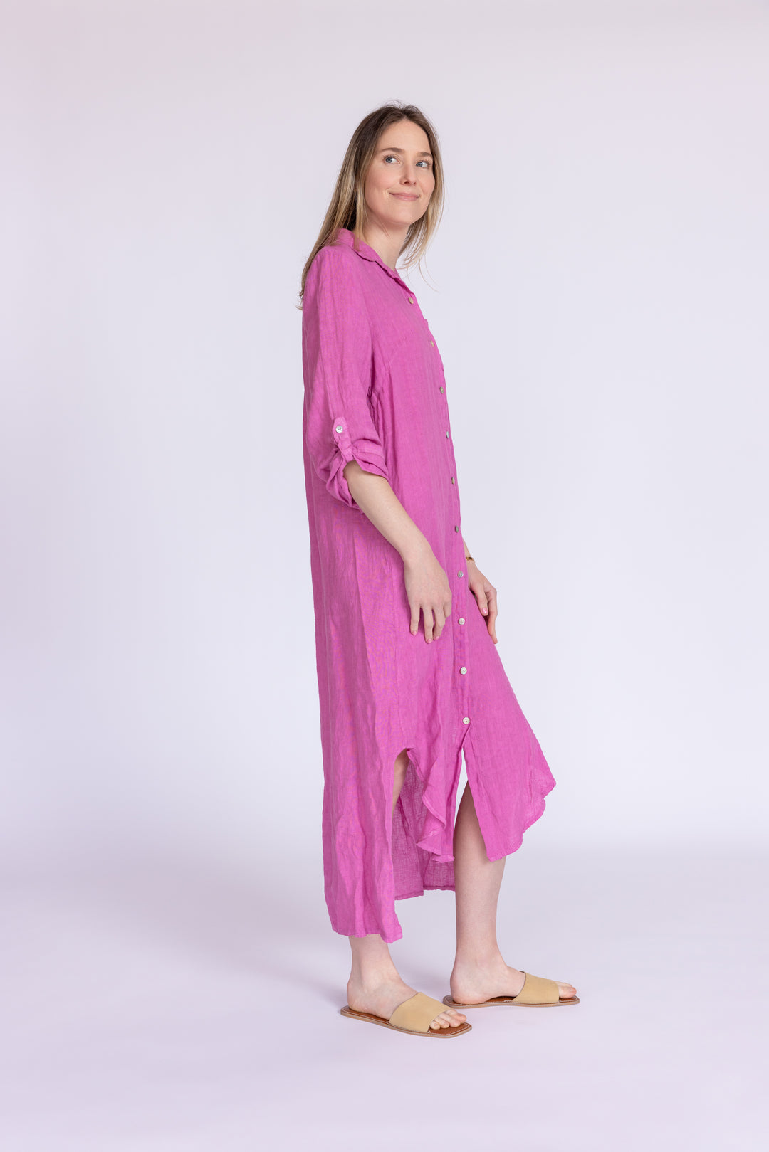 Island Time Linen Dress Camel Island Time Linen Dress Camel