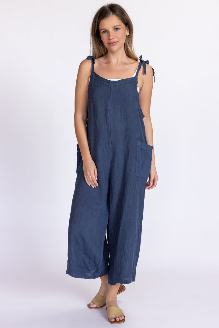 Italia Linen Jumpsuit