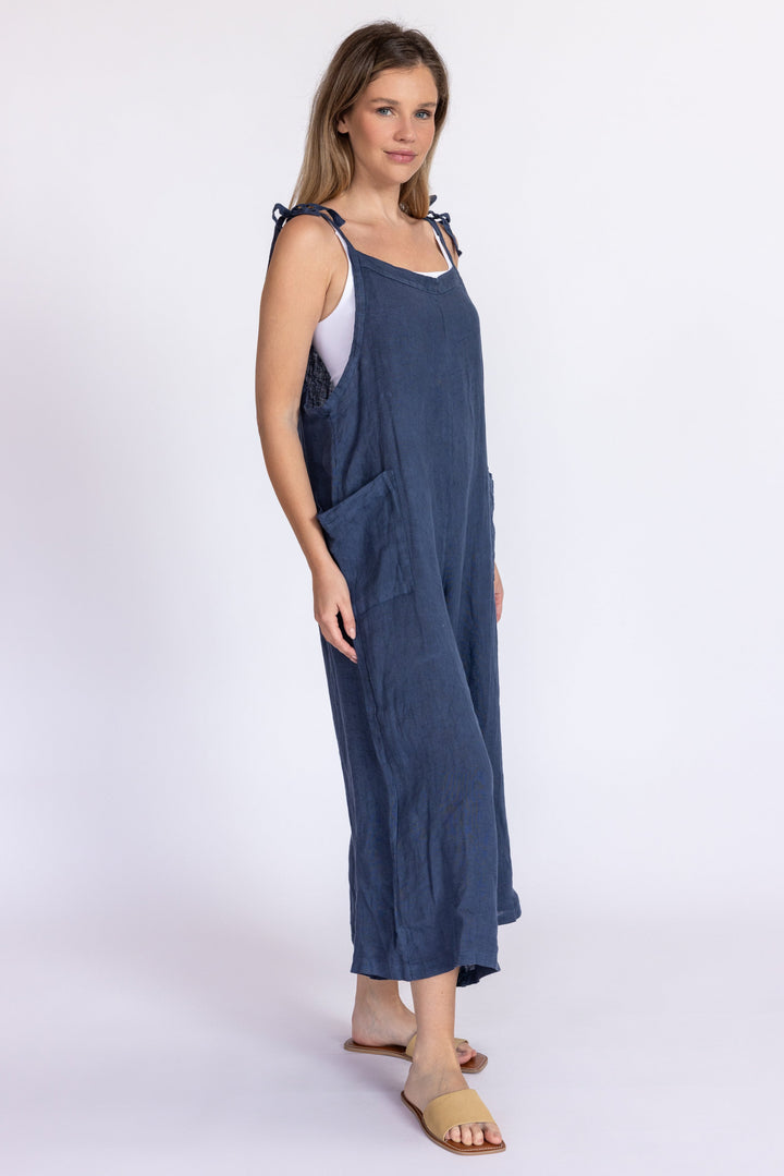 Italia Linen Jumpsuit