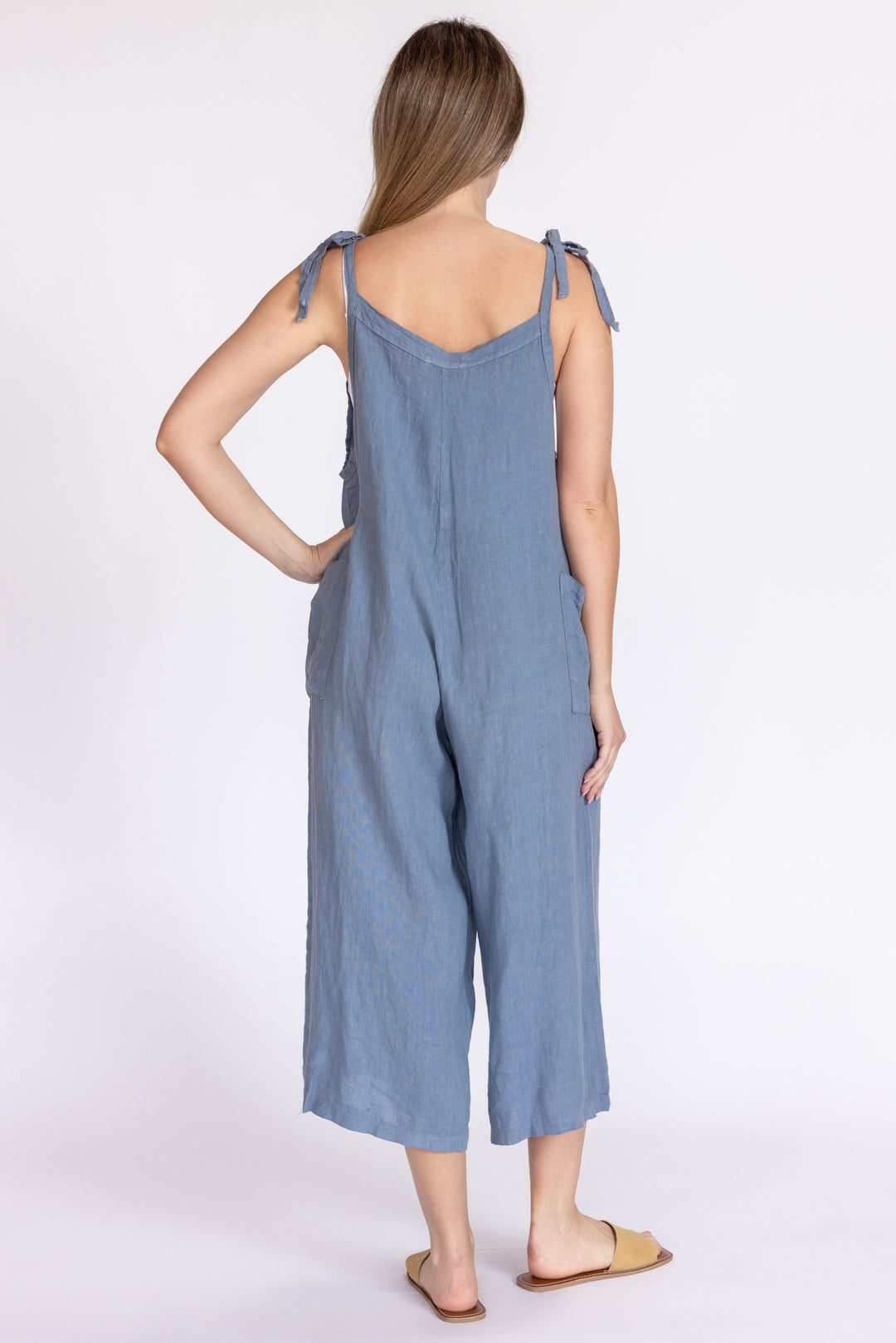 Italia Linen Jumpsuit