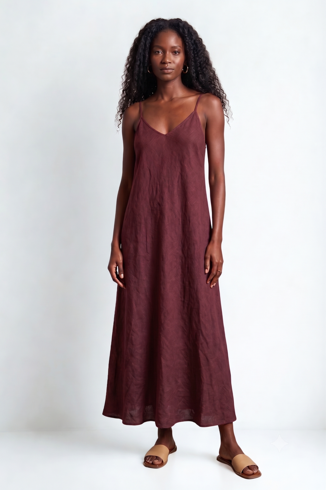 Linen Slip Dress