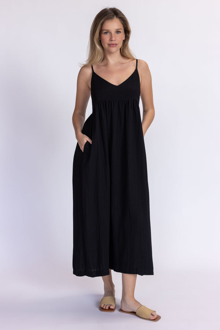 Kacey Linen Maxi Dress