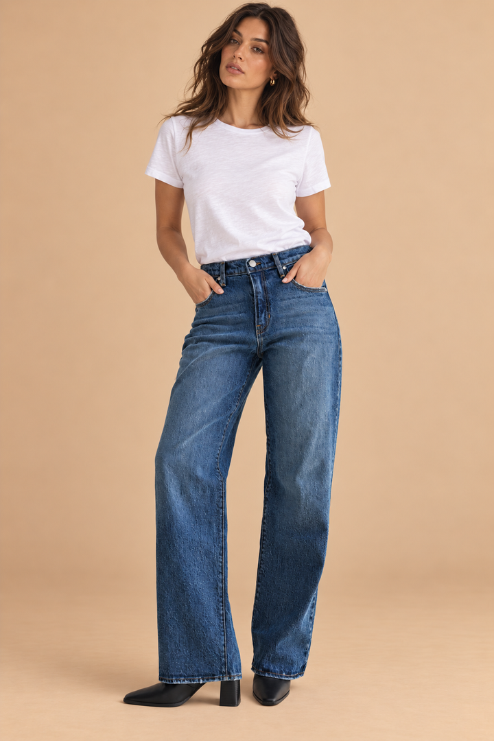Lightweight Relaxed Straight Jean