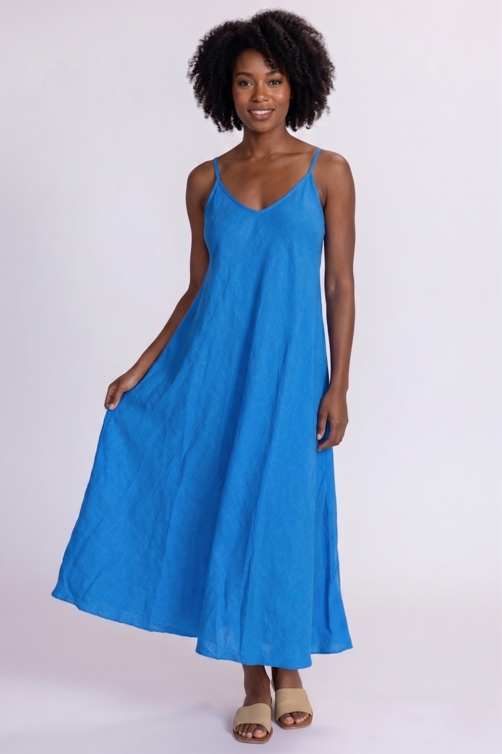 Linen Slip Dress