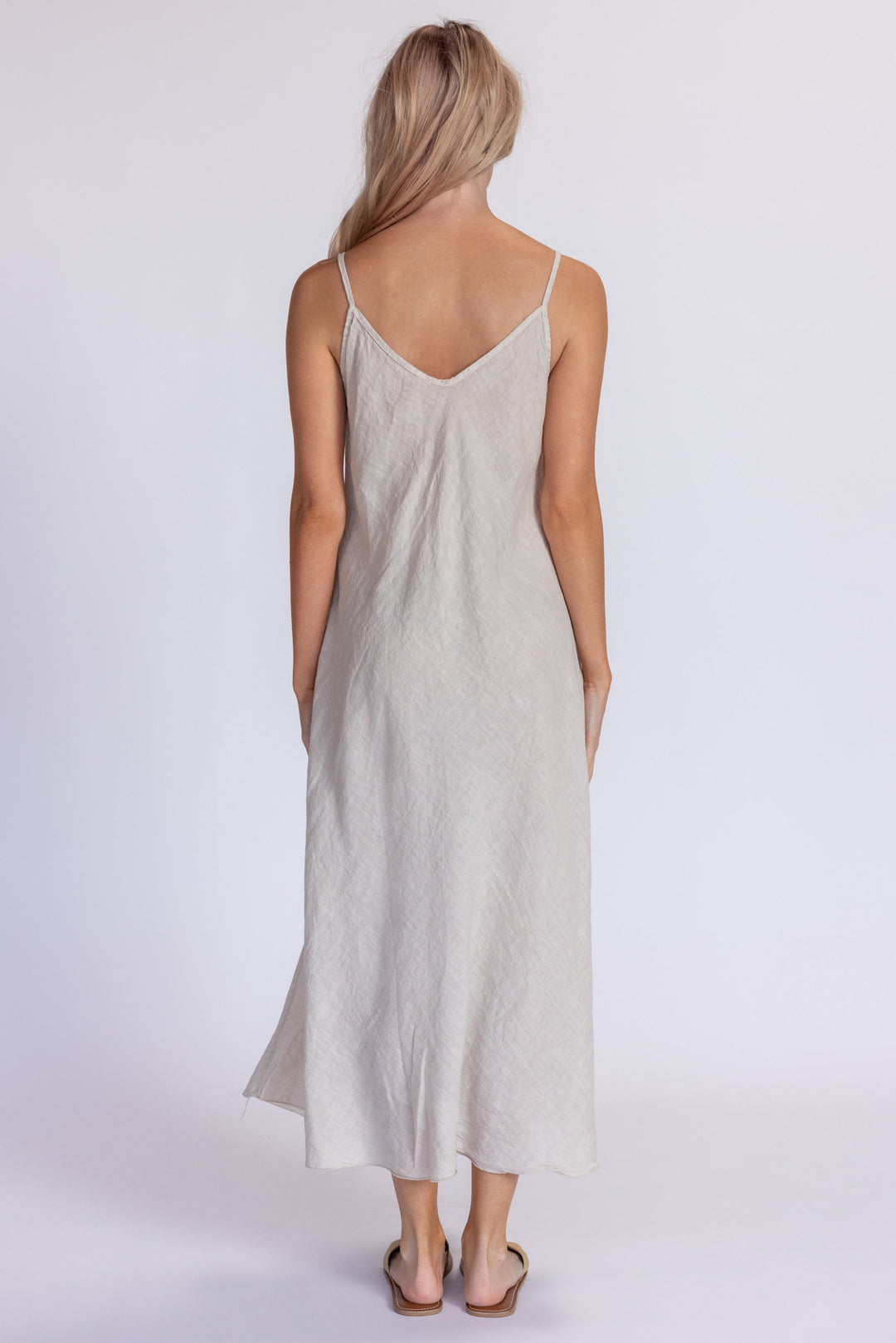 Linen Slip Dress Blue Zuccero / XS Linen Slip Dress Blue Zuccero / XS