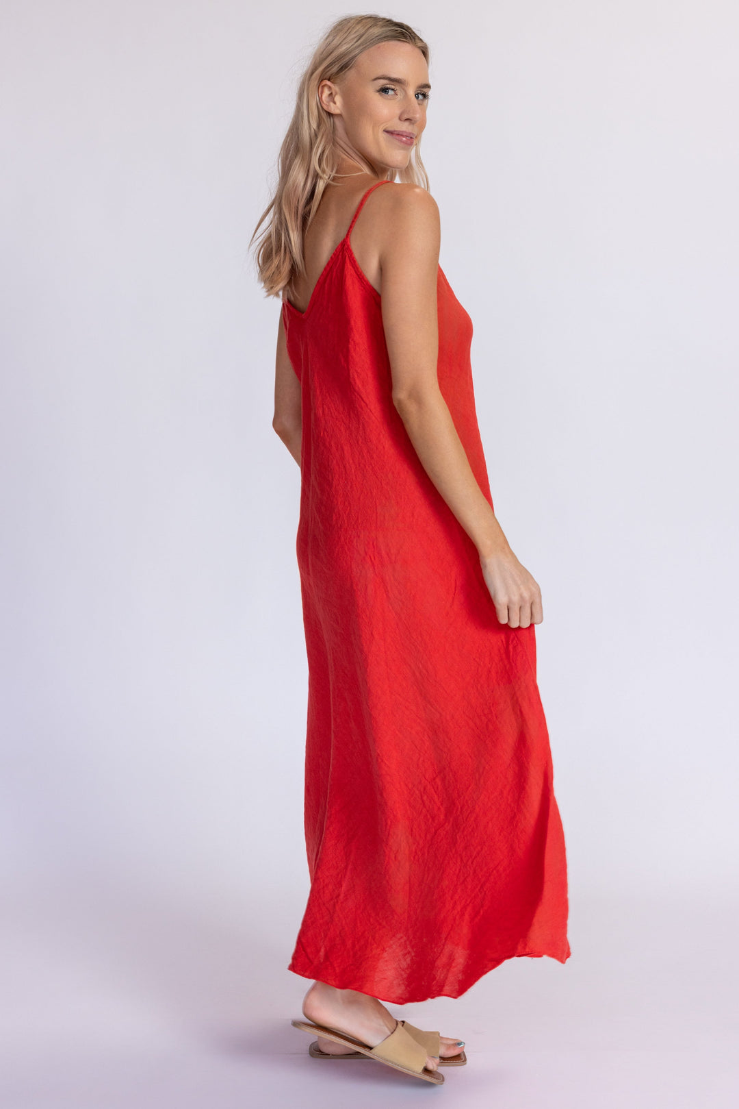 Linen Slip Dress