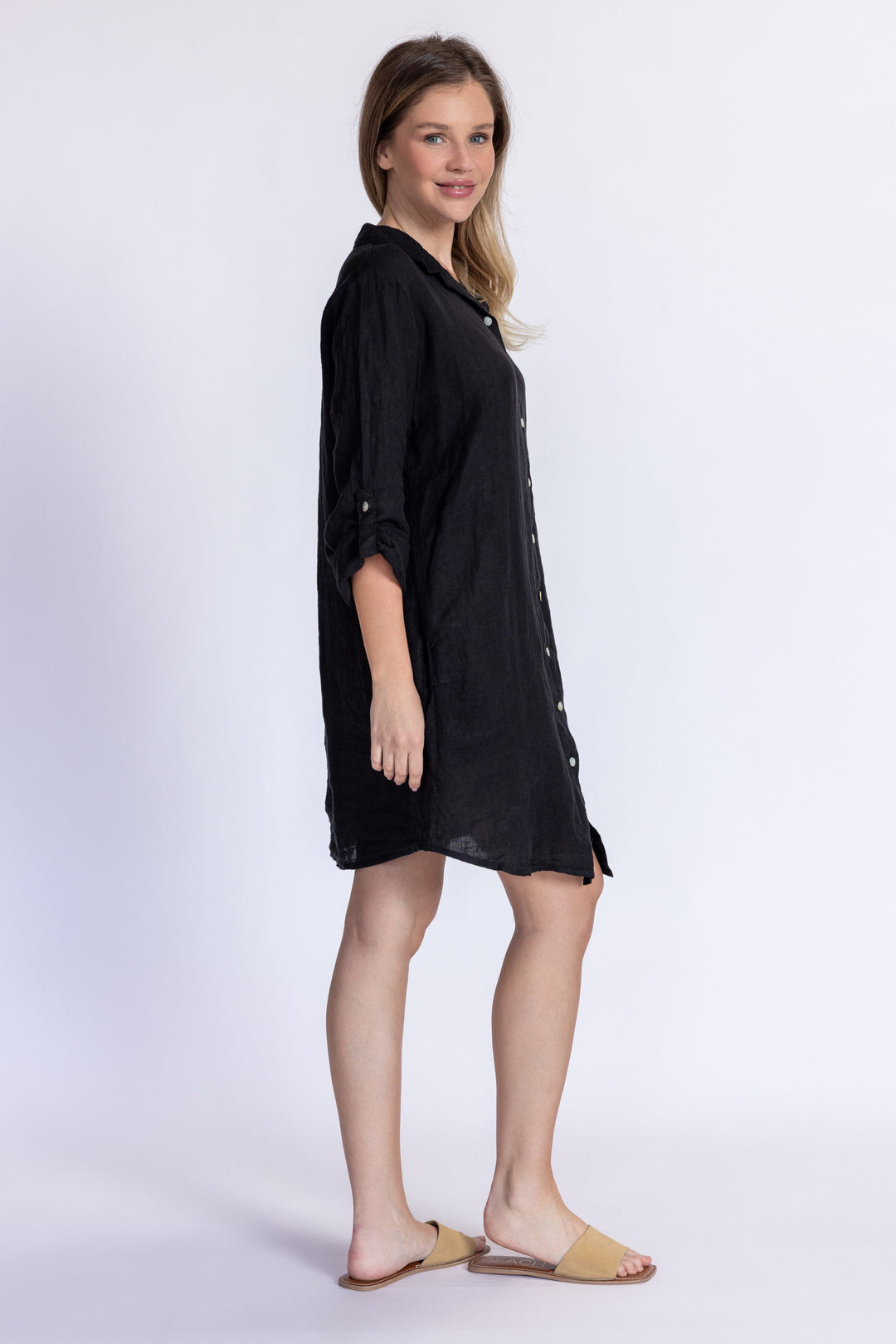 Linen Tunic Dress Nati Boutique Linen Tunic Dress Nati Boutique