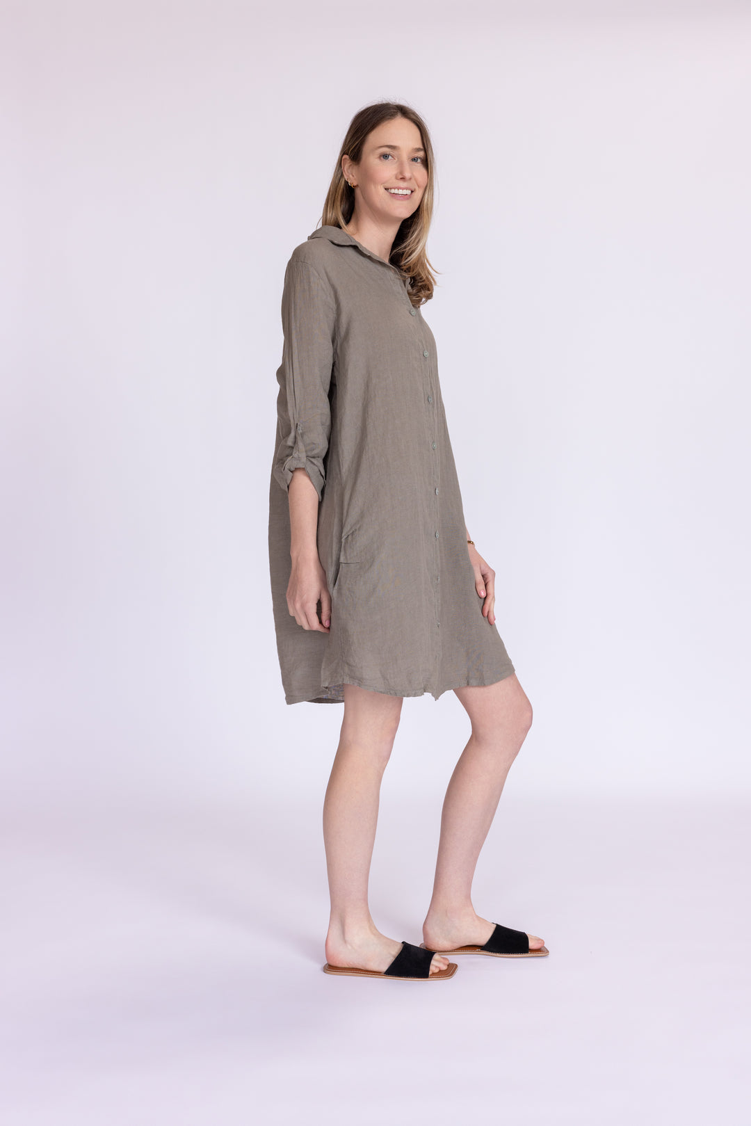 Linen Tunic Dress Nati Boutique Linen Tunic Dress Nati Boutique