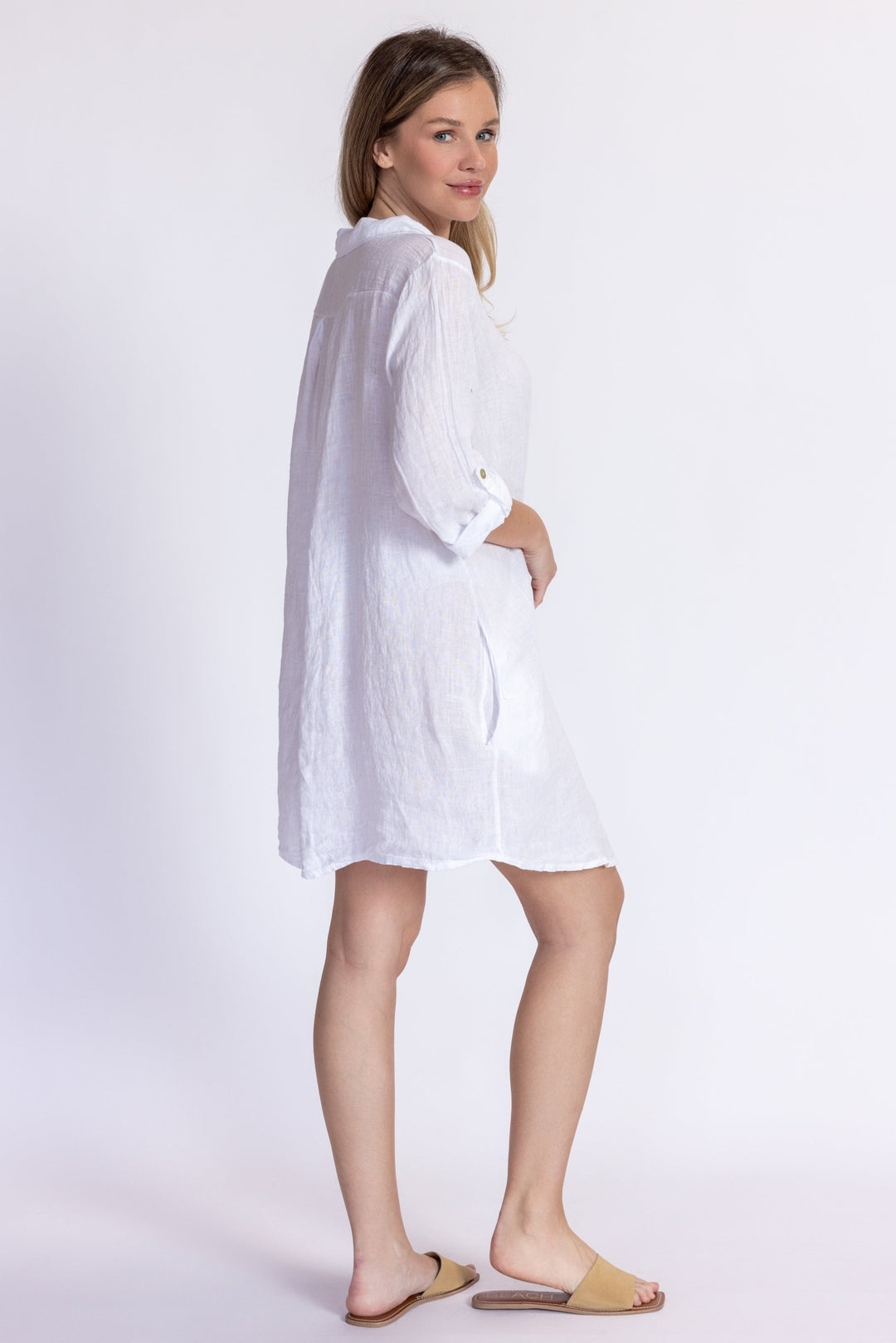 Linen Tunic Dress Nati Boutique Linen Tunic Dress Nati Boutique