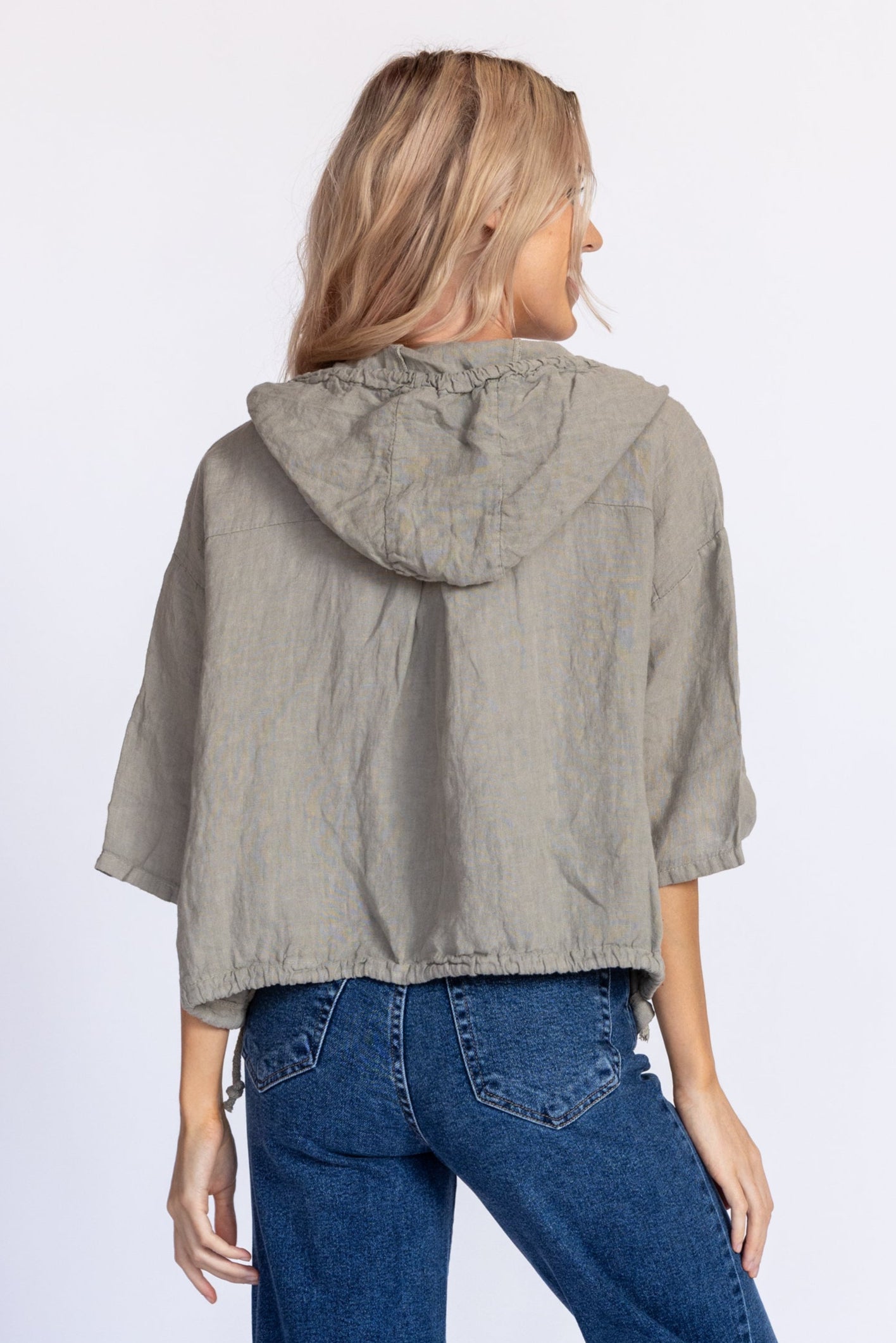 Linen Zip-Up – Nati Boutique