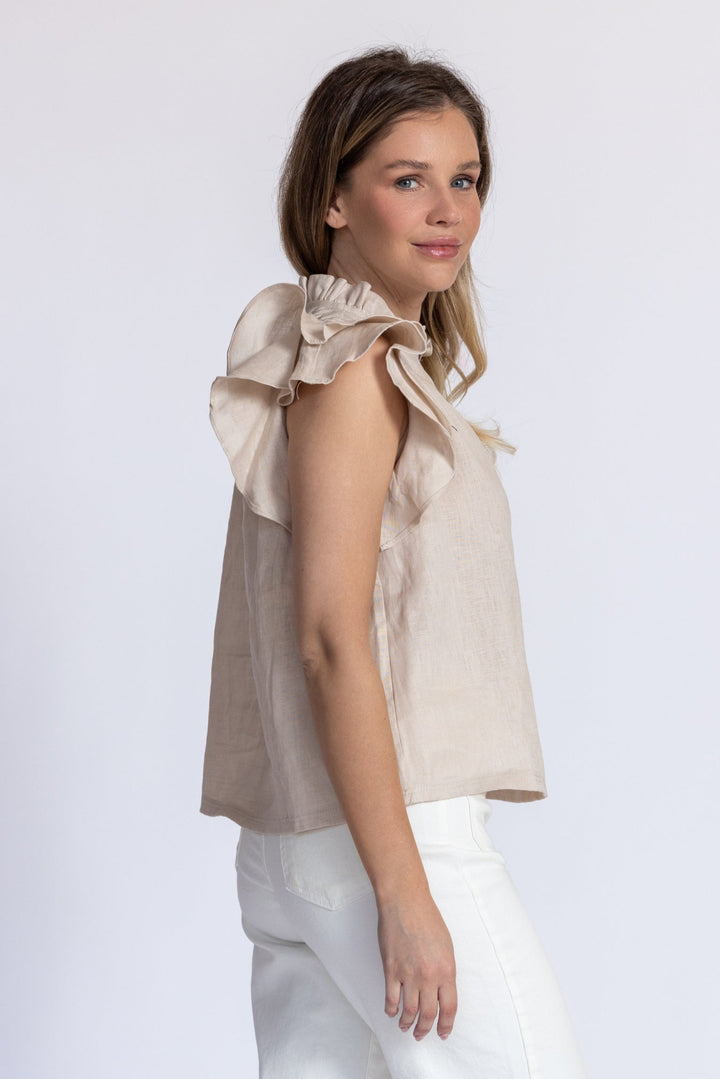 Lucy Linen Top