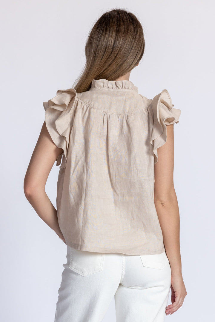 Lucy Linen Top