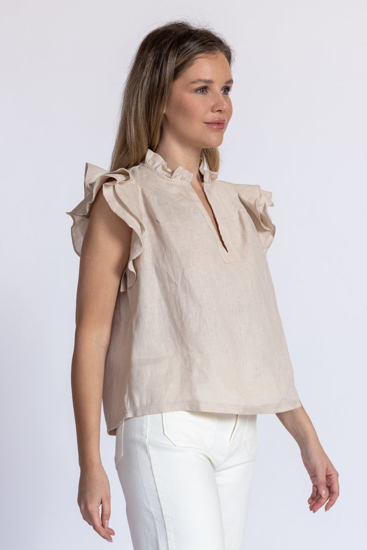 Lucy Linen Top