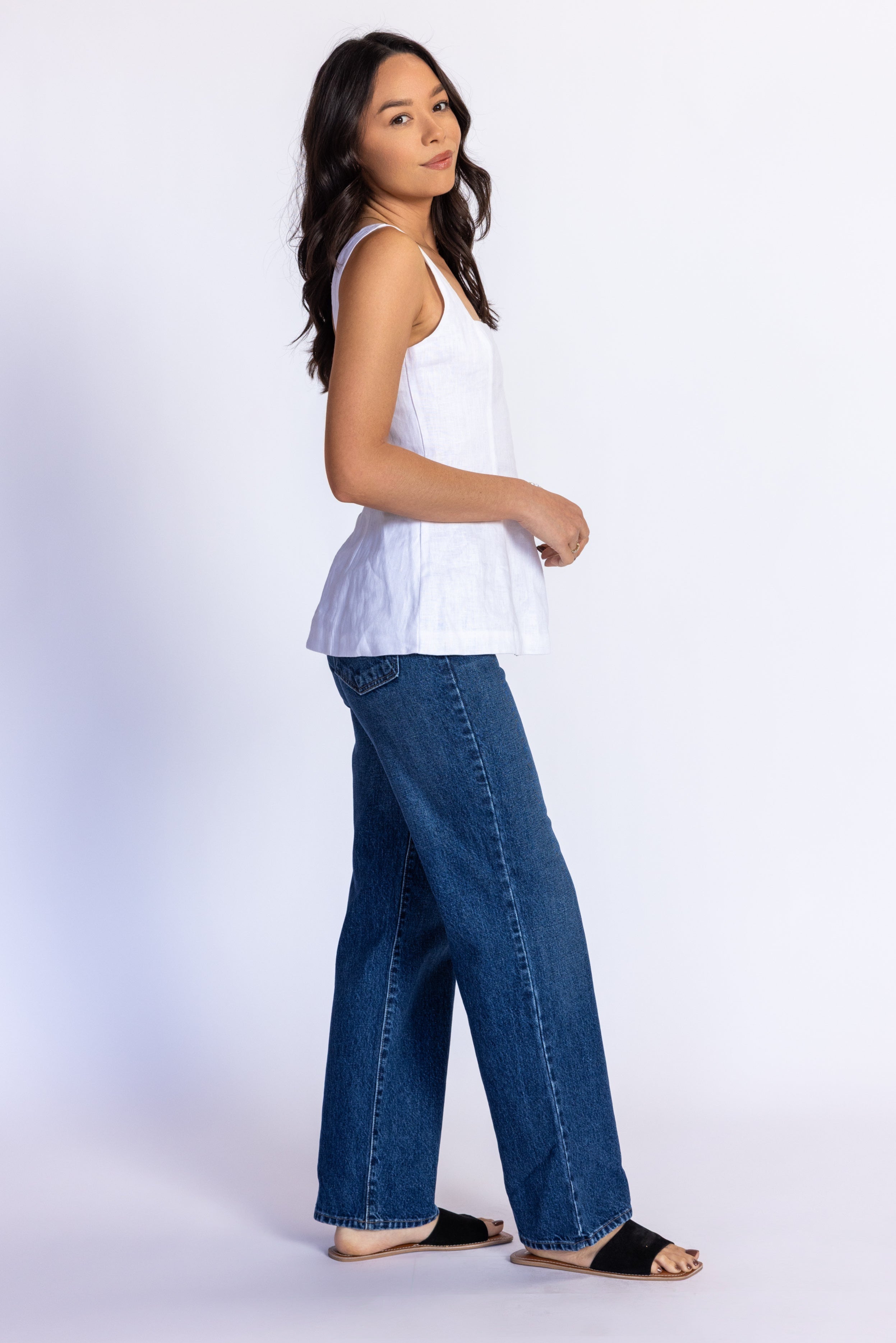 トップス marno Maya tops / White Maya Top – Nati Boutique