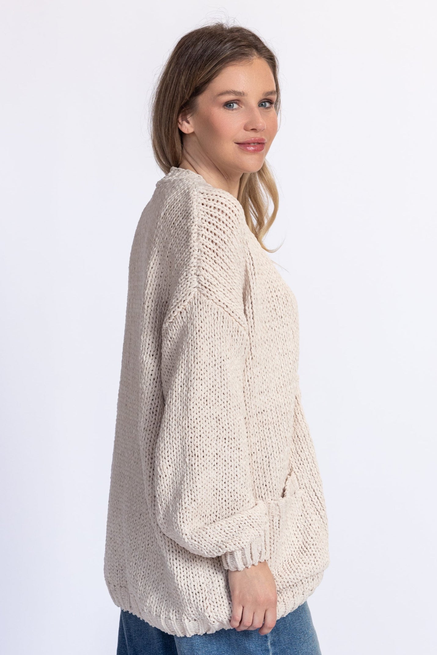 The Miracle Chunky Knit Cardigan – Nati Boutique