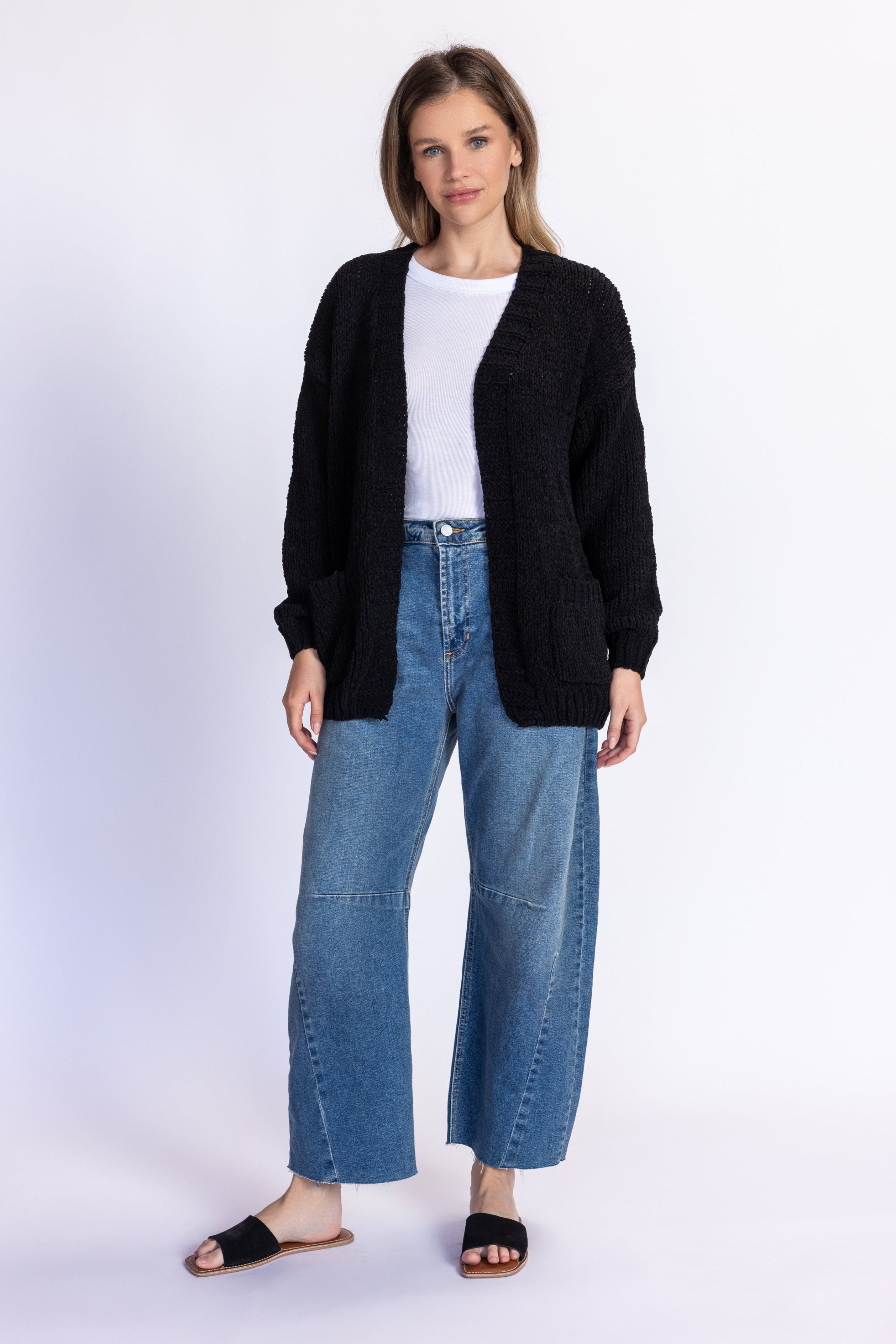 Chunky Knit Cardigan – Nati Boutique