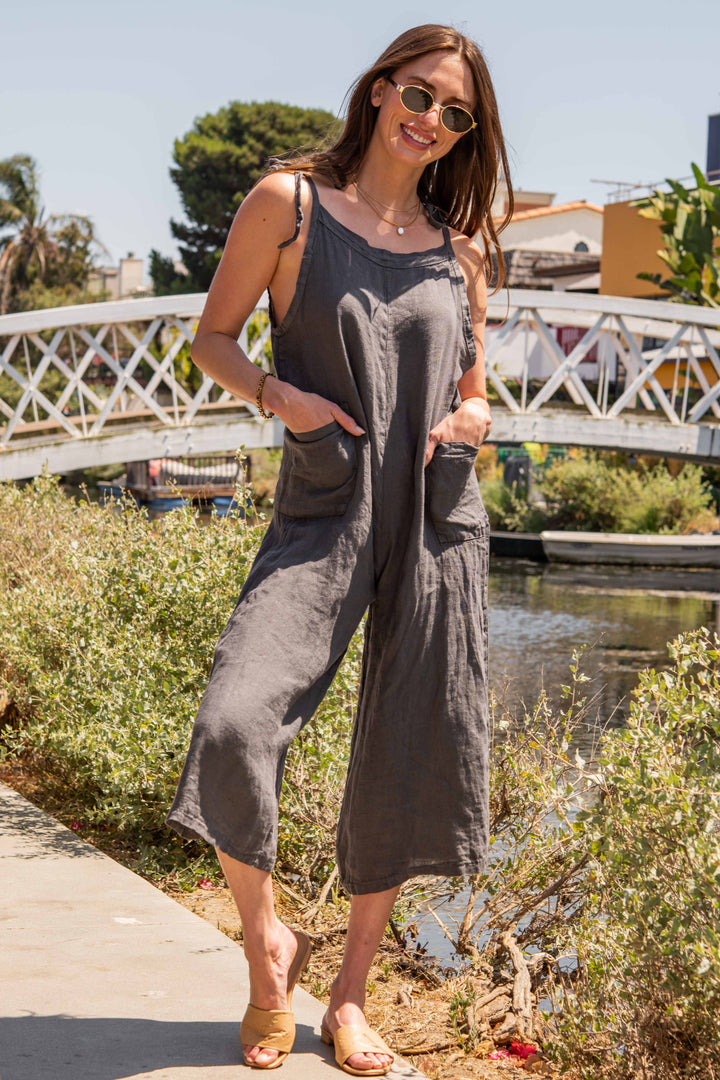 Italia Linen Jumpsuit