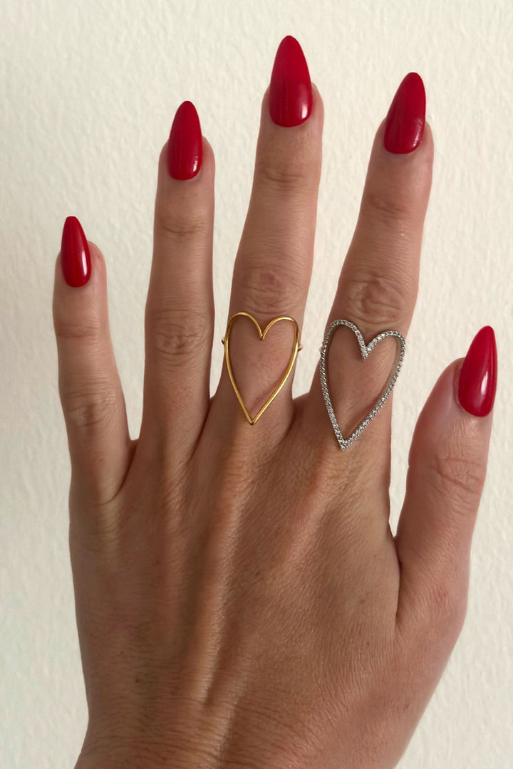 Alexandra Heart Ring