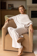 Cassie Asymmetrical Drape Sweater