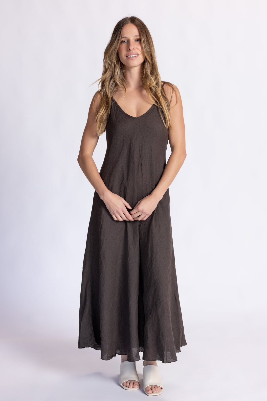slip for linen dress Nola Its cut on the bias for subtle shaping that flatters from all angles and features well Alex Crane Night Women's Penny
