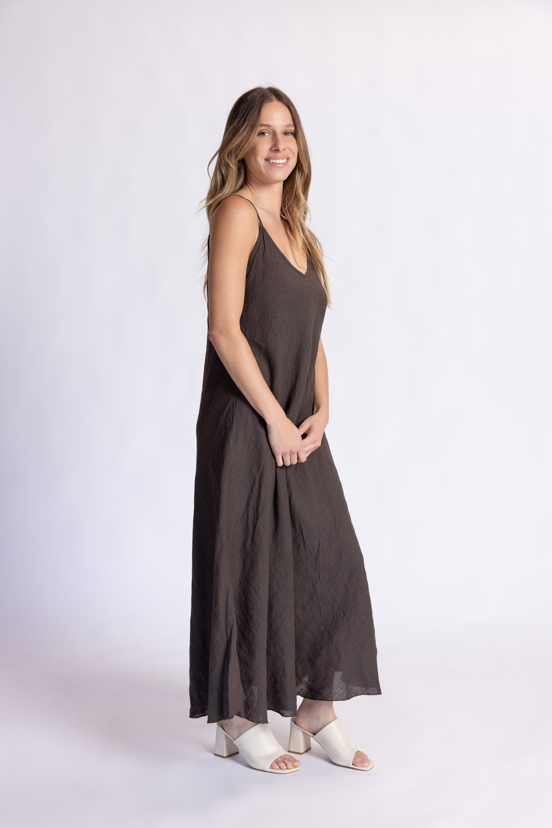 Linen Slip Dress